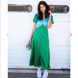 Dressed in LaLa No Risk No Magic Dress in Green